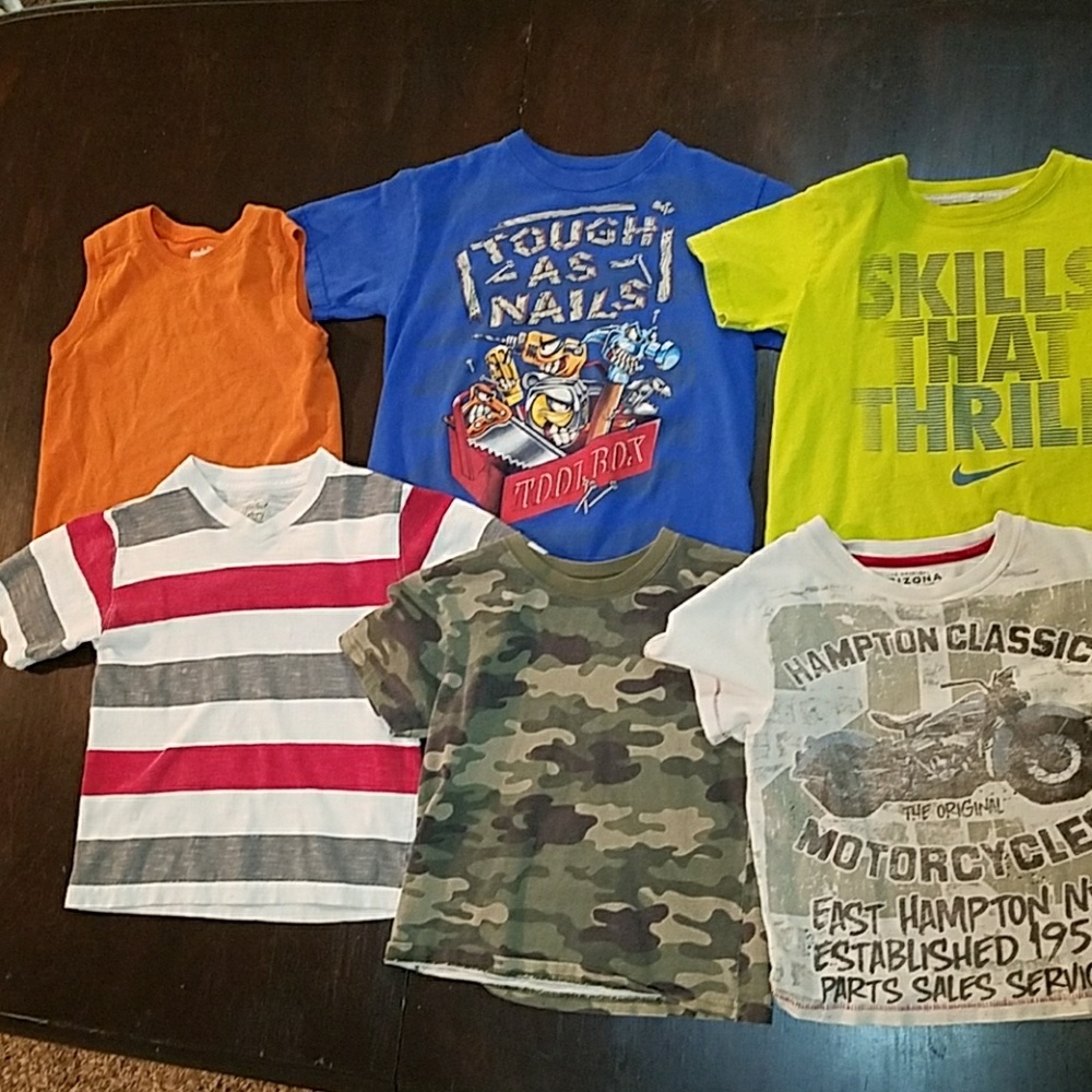Lot of 6 short-sleeve shirts